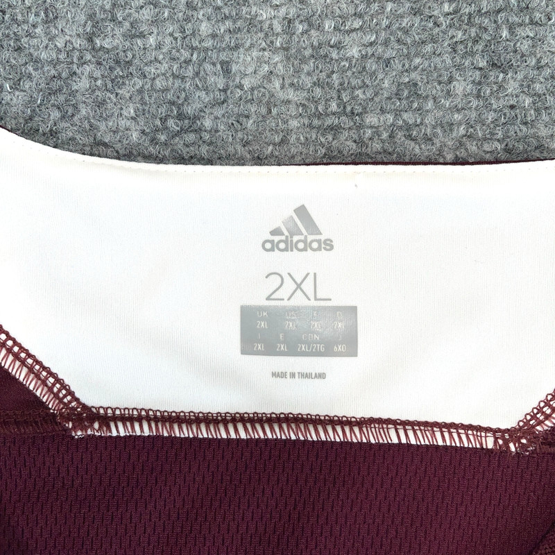 Adidas Crazy Explosive Sleeveless Jersey Mens 2XL Maroon Performance NEW gallery