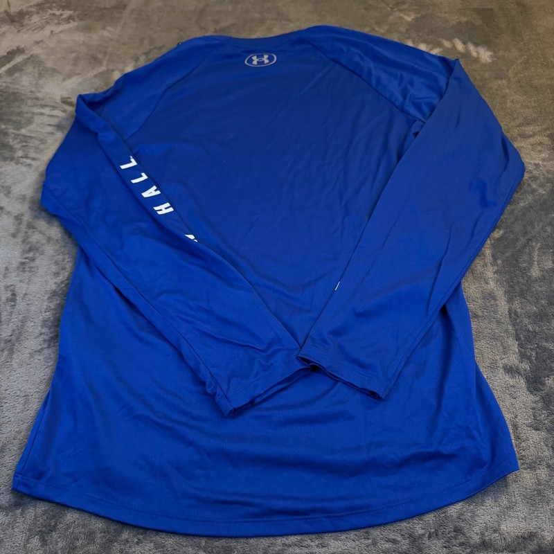 Under Armour Seton Hall Pirates Long Sleeve Athletic Shirt Men's Medium Blue NWT gallery