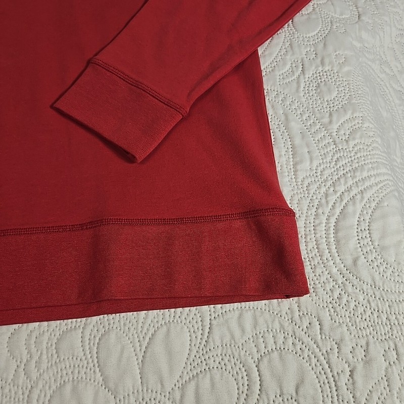 Roundtree & Yorke Size S Pink Red Long Sleeve Lightweight Crew Neck Sweatshirt gallery