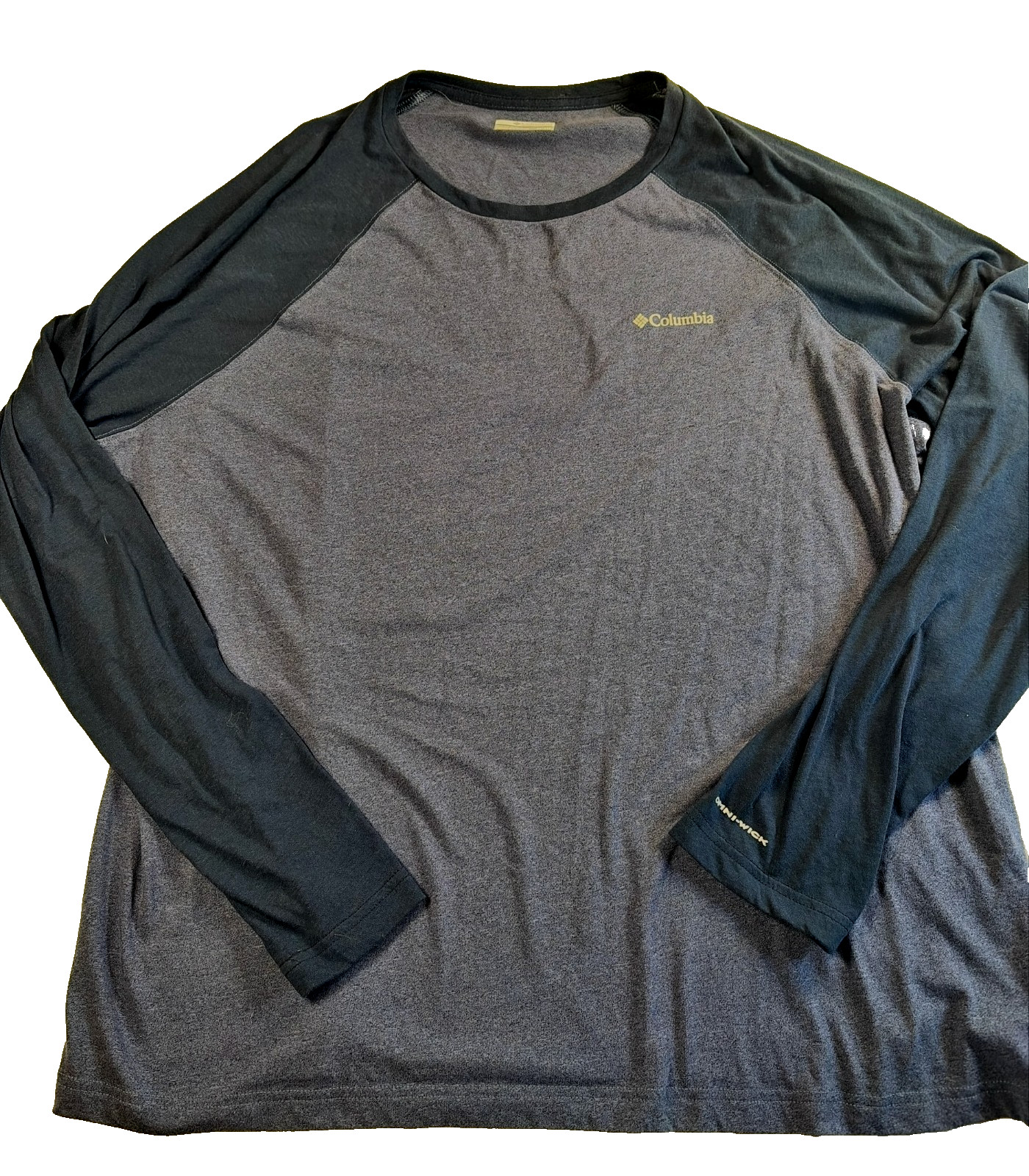 Columbia Omni Wick Tshirt Long Sleeve Two Tone Gray / Black 3XL gallery