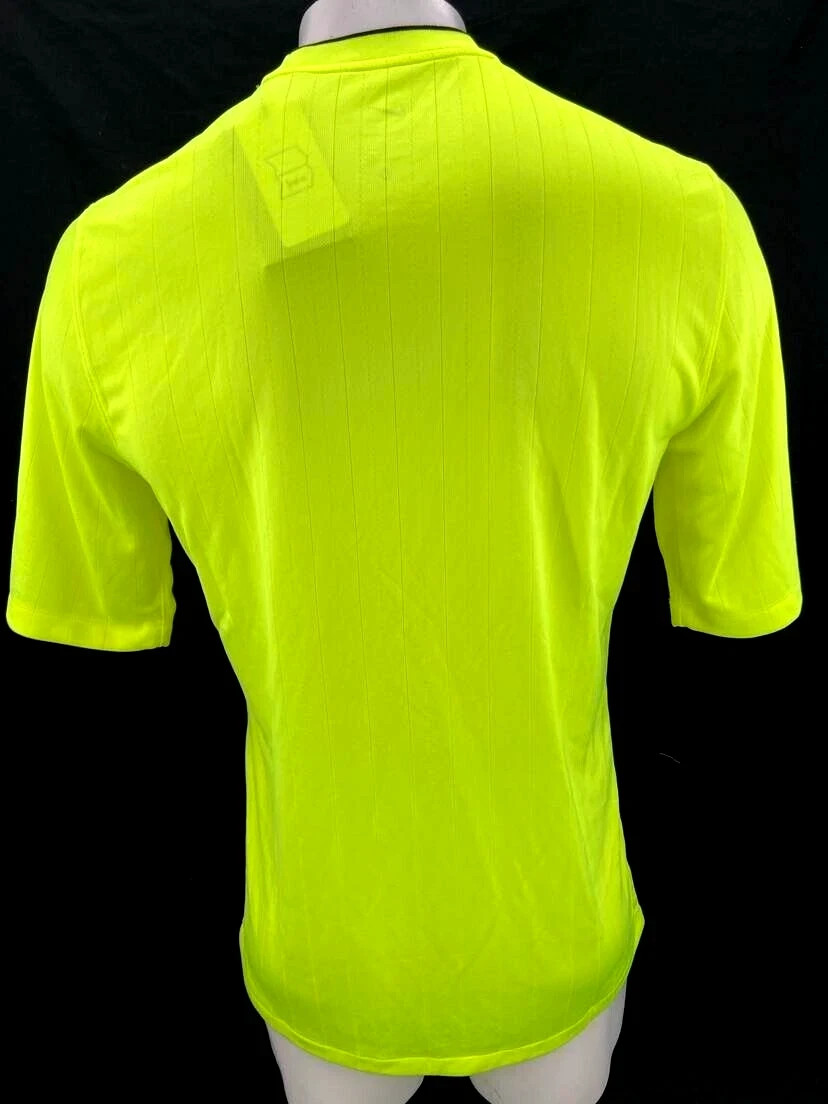 NEW Nike DH8024-702 Dri-Fit Safety Yellow SS Referee Pocket Shirt Men's L gallery