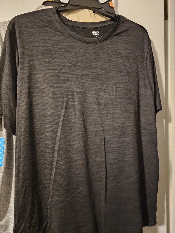 Grey Athletic Works Men's Moisture Wicking Short Sleeve Size 2XL New gallery
