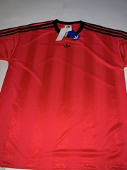 adidas Original Jacquard Jersey T Shirt Lucid Red JW5881 M-2XL NEW Loose Fit