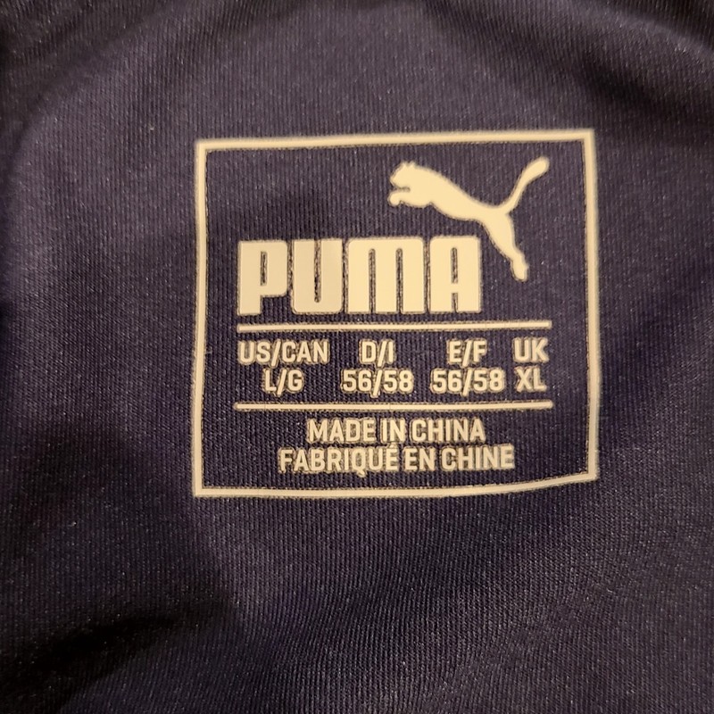 New Puma Mens Large Button Up Short Sleeve Shirt Dry Cell Pwr Cool Pullover gallery