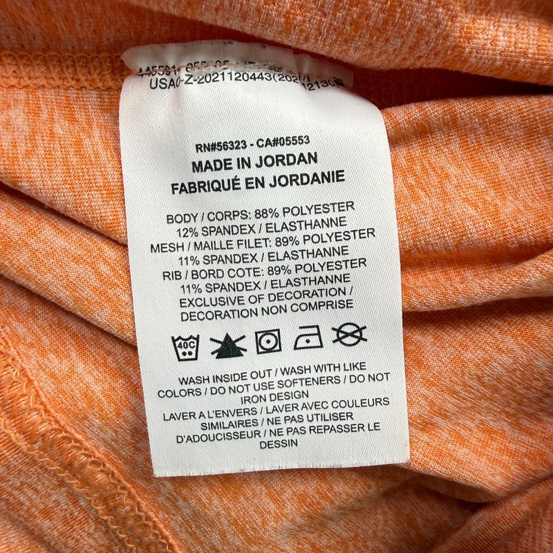 Nike DRI-FIT Element 1/2 Zip Long Sleeve Running Top Shirt Men XL Orange gallery