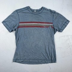 Men’s Lululemon Short Sleeve Crew Neck Athletic Shirt Size M? Graphic Stripes