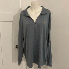 Jack Nicklaus size XL Dusty Blue Long Sleeve Quarter Zip Golf Pullover