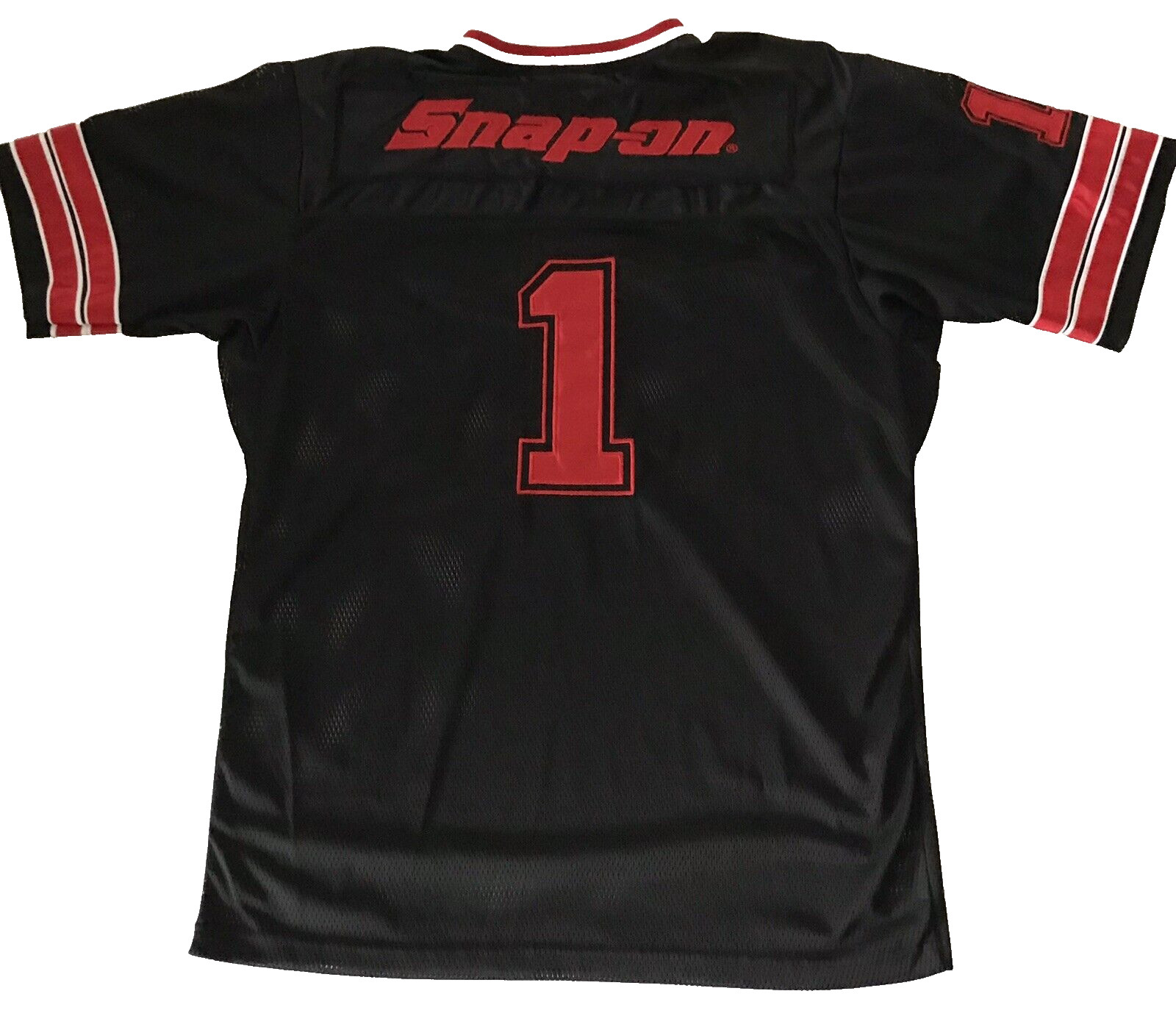 NWOT Snap-on Tools Shirt Football Jersey MED Special Edition 2009 Black Mesh gallery