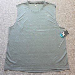 Mission Vaporactive Sleeveless Shirt XXXL Gray Mens NWT