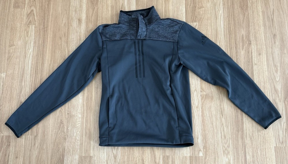 EUC Adidas Men's ClimaWarm 1/4 Zip Pullover - ClimaWarm Technology - Gray - S