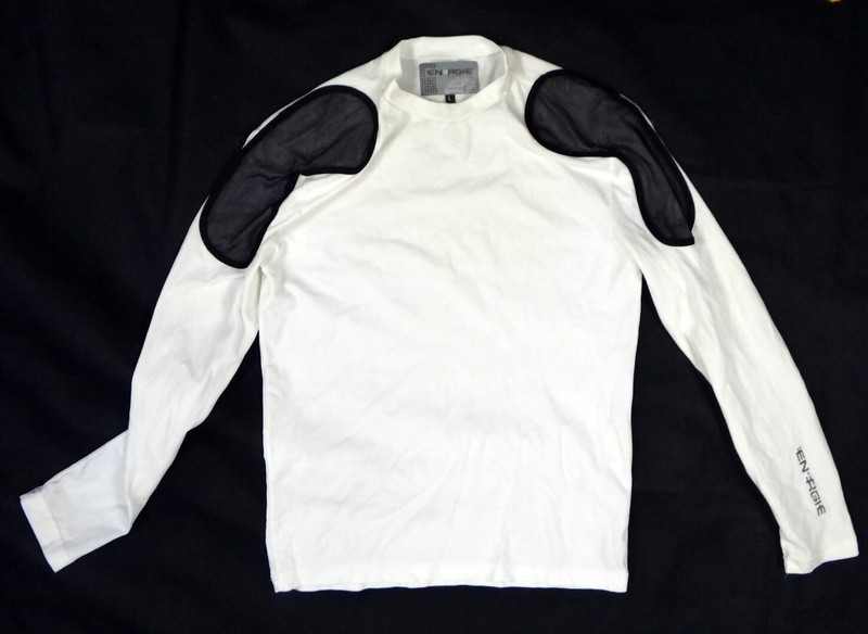 ENERGIE outstreet lycra stretch LARGE men shoulder guard football bodybuilder gallery