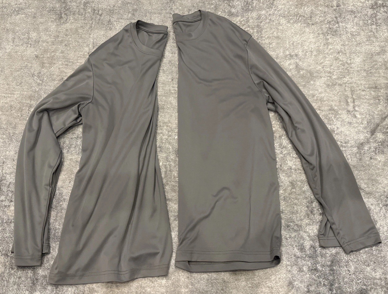 Devops Long Sleeve Gray Polyester Athletic Shirt - Lot Of 2 - Men’s Large gallery