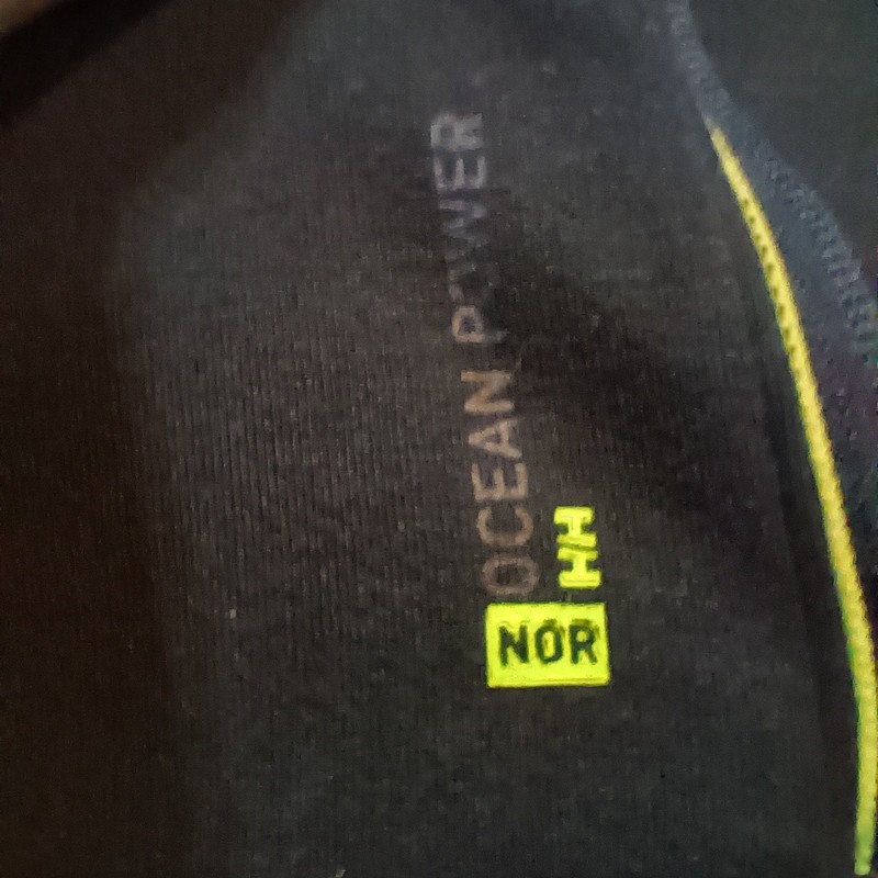Helly Hansen Pullover Mens (Est) Med Black Ocean Power NOR 1/4 Zip gallery
