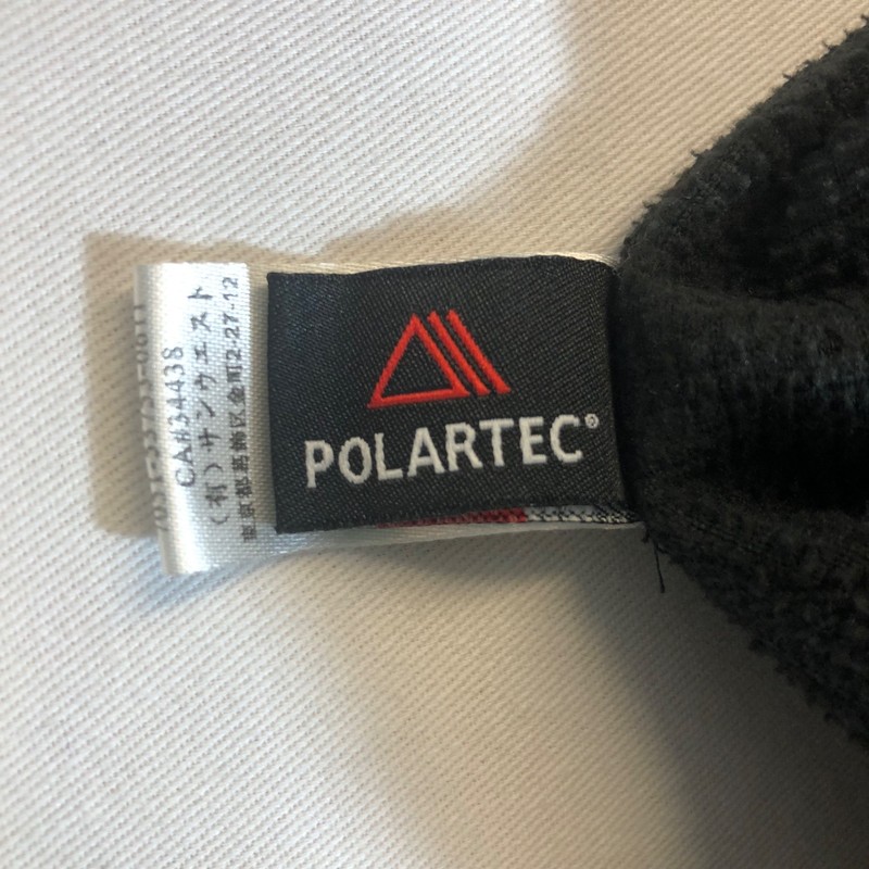 Arc'Teryx 1/2 Zip Pullover Men's L Black Polartec Fleece Waffle Base Knit gallery
