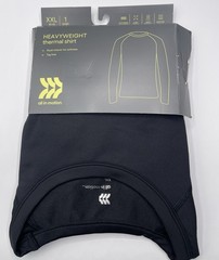 All in Motion Heavy Weight Thermal Shirt Black Mens Size XXL 2XL Base Layer
