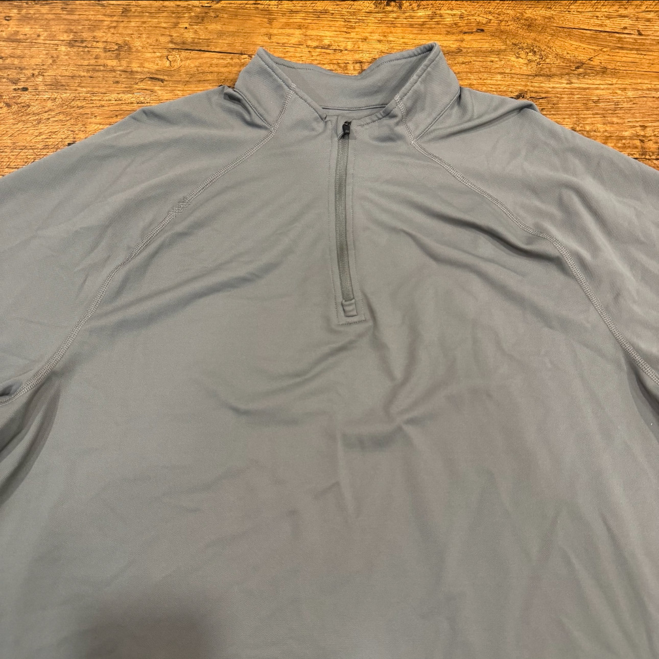 Rhone Gray Session Performance 1/4 Zip Golf Pullover Sweatshirt Sweater Men's XL gallery