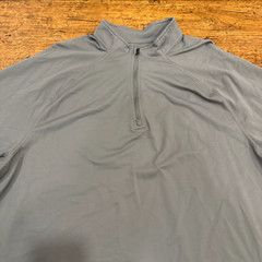 Rhone Gray Session Performance 1/4 Zip Golf Pullover Sweatshirt Sweater Men’s XL