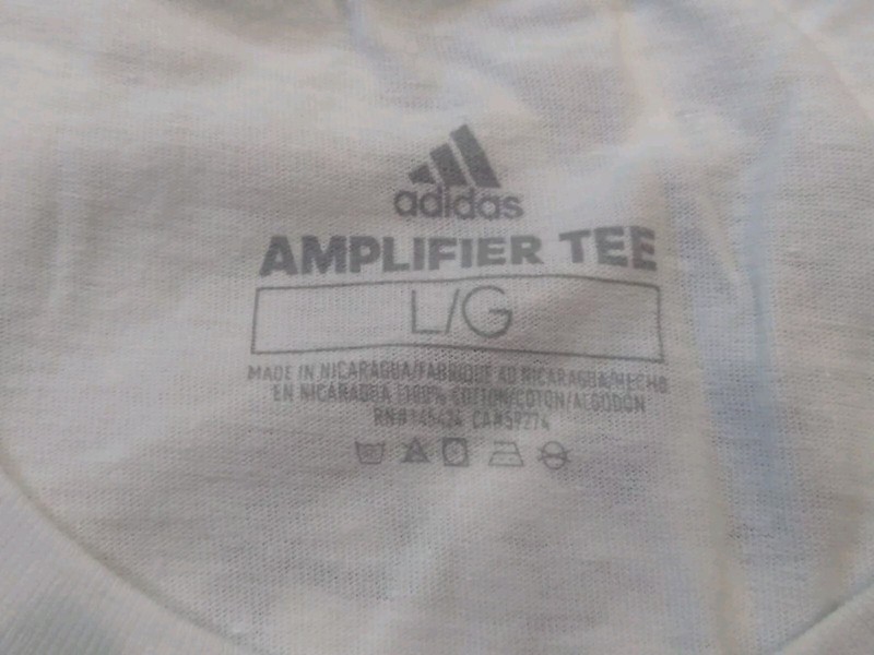 Adidas Mens Badge Of Sport S/S T-Shirt - ED9606 - White / Black - Size: L - NEW gallery
