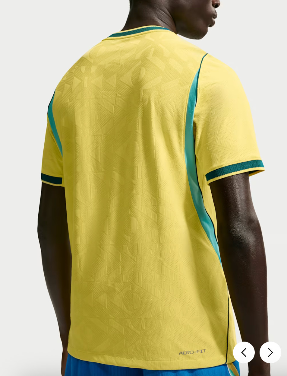 NWT Men's Nike Brazil 2026 Authentic Home Jersey FIFA On Field IB5143 724 gallery