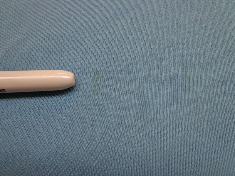 REEBOK PLAY DRY BLUE T-SHIRT LARGE Flaws gallery