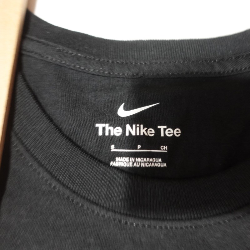 NIKE SPORTSWEAR "Rebellion Tee" MEN'S S BLACK GREEN T-SHIRT MED FQ6933-010 gallery