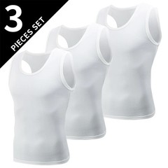 1/3Pcs Men’s narrow shoulders and wide shoulders a variety of choices vest black