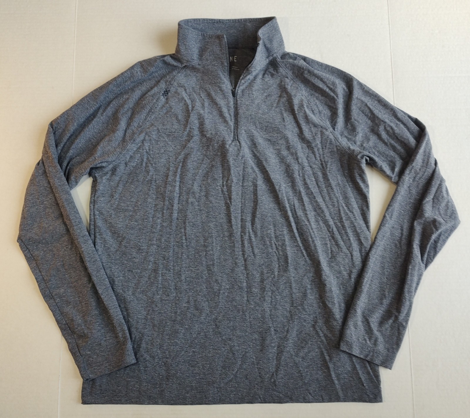 Rhone Reign Performance Pullover Shirt Mens M Grey 1/4 Zip Midweight Long Sleeve gallery