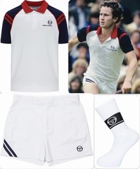 Sergio Tacchini John McEnroe 1982 Wimbledon Outfit – Shirt, shorts & free socks