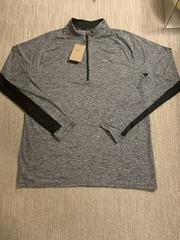 Nike Running 1/4 Zip LS Lightweight Men’s LARGE Black Heather New IF2264-032 🔥