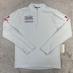 Nike Shirt Mens Small Dri-FIT Chicago Marathon Finisher 1/4 Zip Running 2024