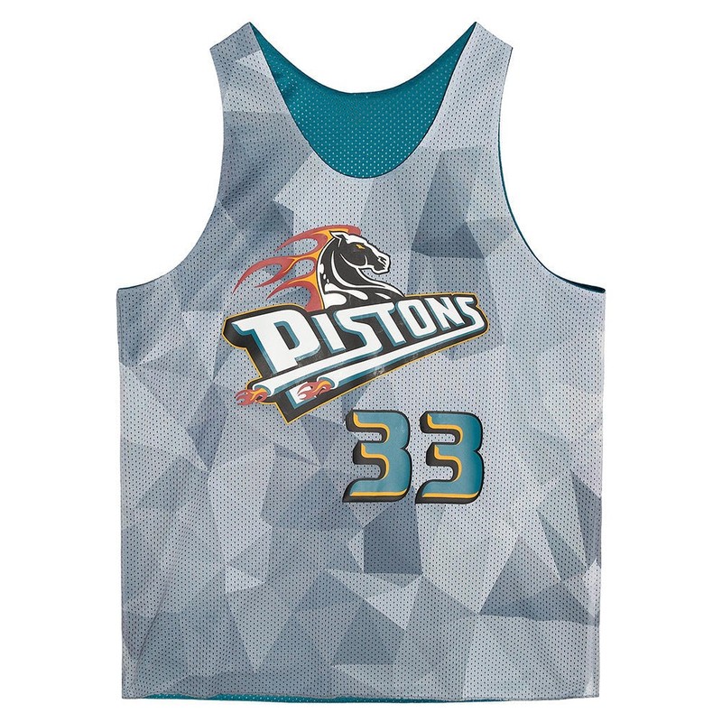 MENS MITCHELL & NESS REVERSIBLE MESH TANK PISTONS GRANT HILL gallery