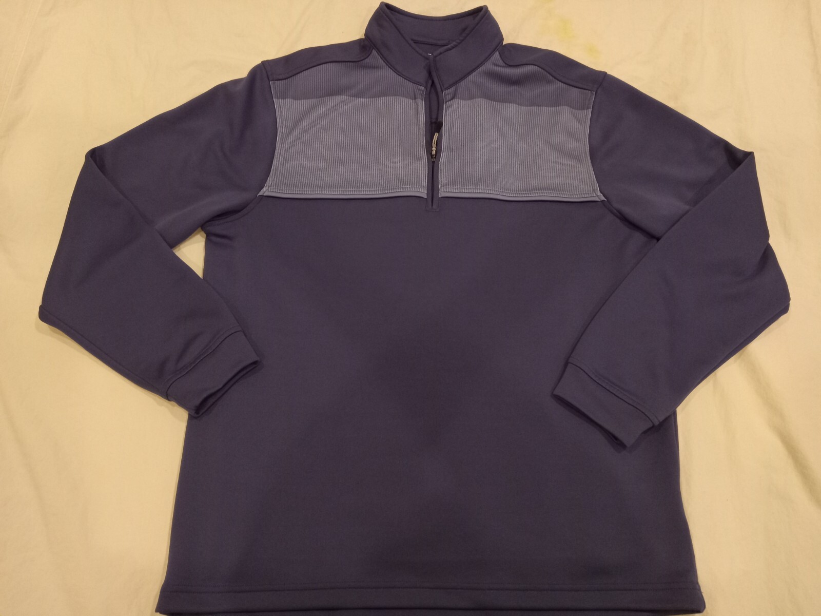 BOLLE Men’s Size Medium Blue 1/4 Zip Long Sleeve Pullover E gallery