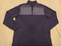 BOLLE Men’s Size Medium Blue 1/4 Zip Long Sleeve Pullover E