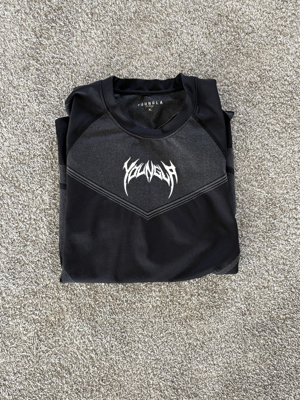YOUNGLA - 4041 - WARRIOR COMPRESSION TEES - BLACK - SIZE XL gallery