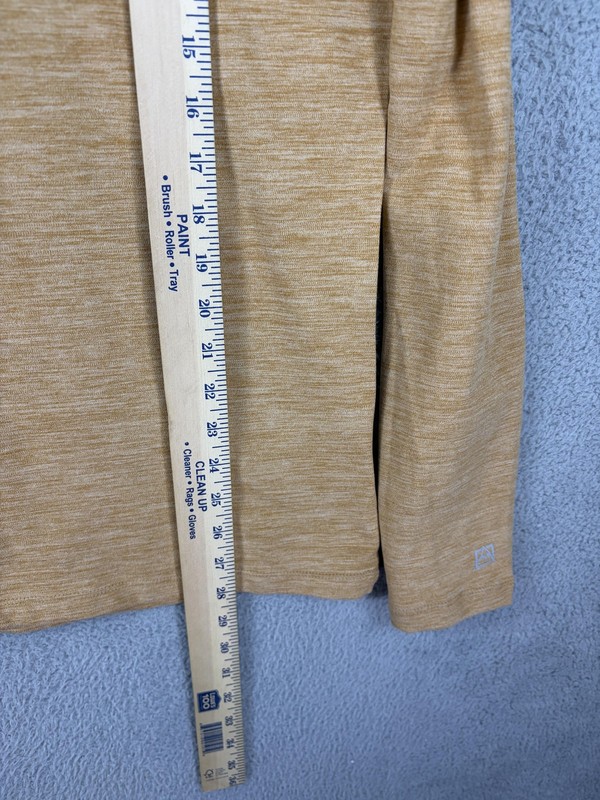 Avalanche Shirt Mens Large Beige Long Sleeve Performance Hiking Zip Pocket New gallery