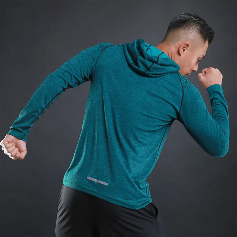 Men Gym Fitness Shirt Bodybuilding Sport t-Shirts Quick Dry Running Football gallery