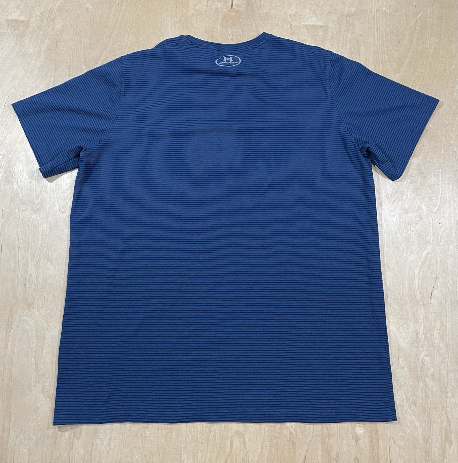 Under Armour Mens 2XL Workout T-Shirt Blue Crew Neck Gym Lightweight gallery