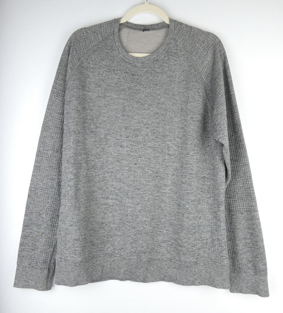 Lululemon Men’s Engineered Warmth Crewneck Gray Large