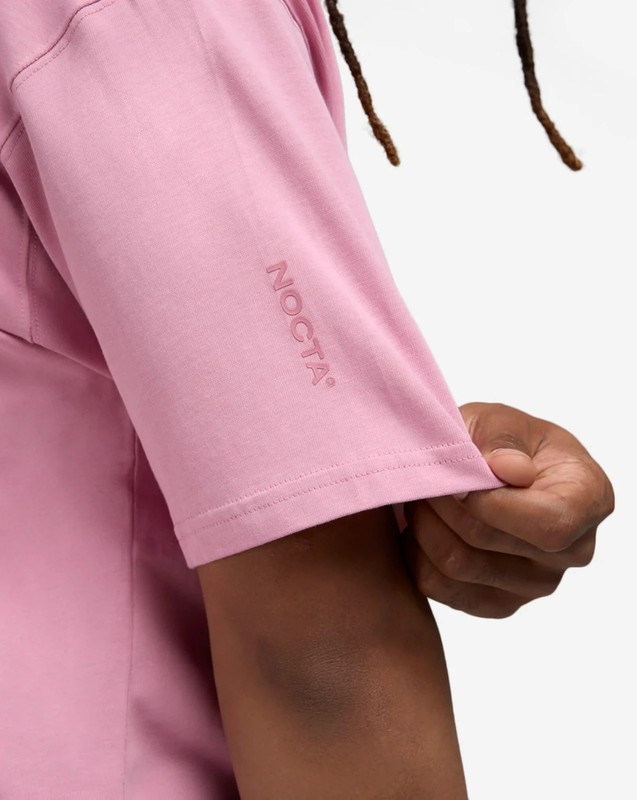 Nike x NOCTA Big Body CS Dropped Shoulders T-Shirt Mens XS Pink FN7663-698 gallery