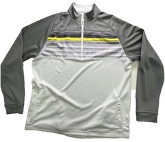 Black Clover Men’s 1/4 Zip Multi Color Live Lucky Long Sleeve Shirt Size Large