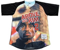 Tupac Shakur Headgear Classics Above The Rim Embroidered Jersey #2 PAC NWT Sz M