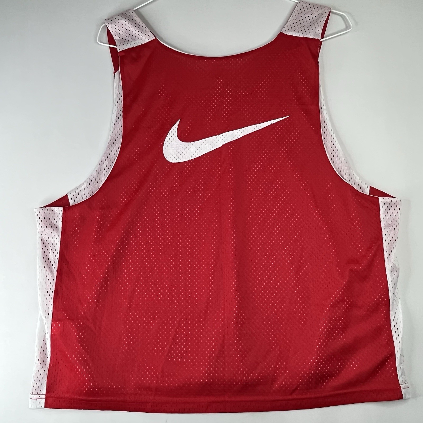 Nike Team Reversible Mesh Practice Jersey Red White L XL Basketball Training gallery
