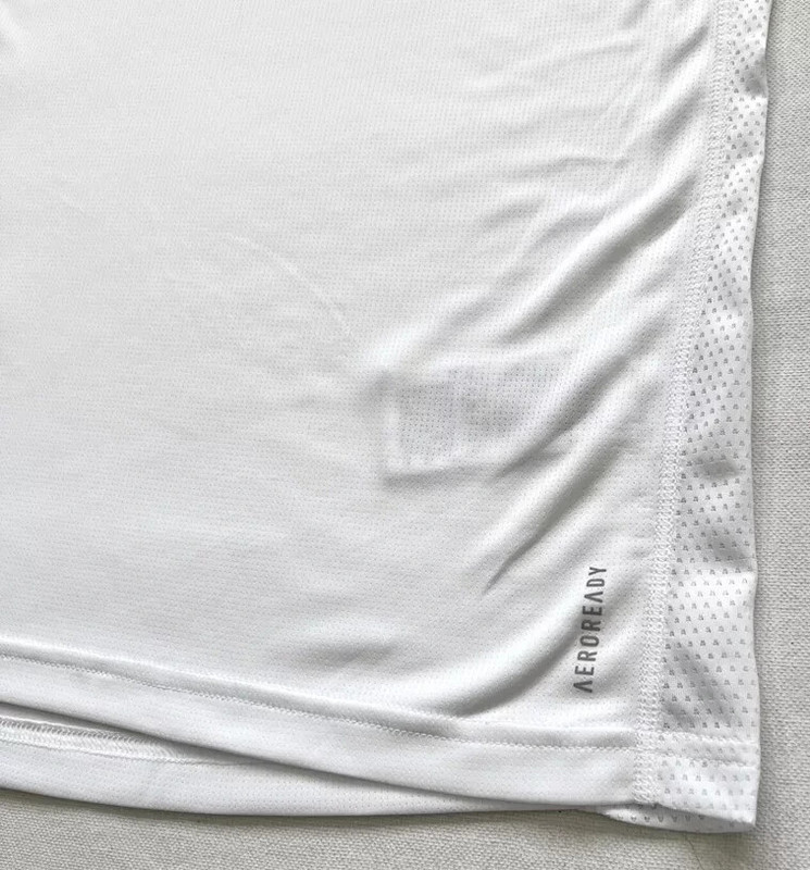 $40 NWT ADIDAS Men's Own The Run White Reflective Silver Running Tee T-Shirt XL gallery