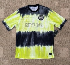 Nike F.C. Jersey Shirt Short Sleeve Soccer Black Volt CK5572 010 Men’s Medium M