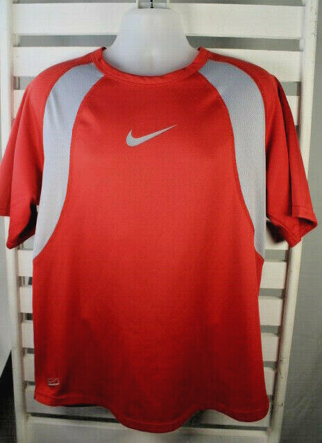 Nike Performance Mens Large Red Scarlett and Gray OSU Buckeyes Training Shirt gallery