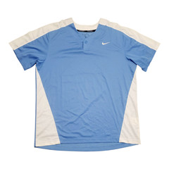 Nike Baseball Men’s Stock Vapor Select 1-Button Jersey Light Blue Size XL