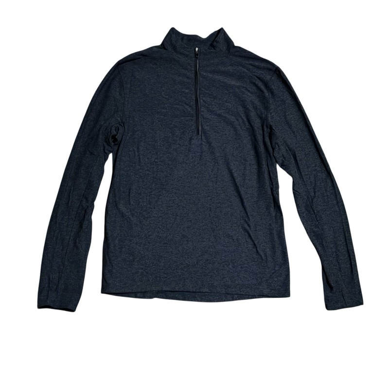 Lululemon Surge Warm 1/2 Zip Pullover Men’s Size Medium In Heathered Blue gallery