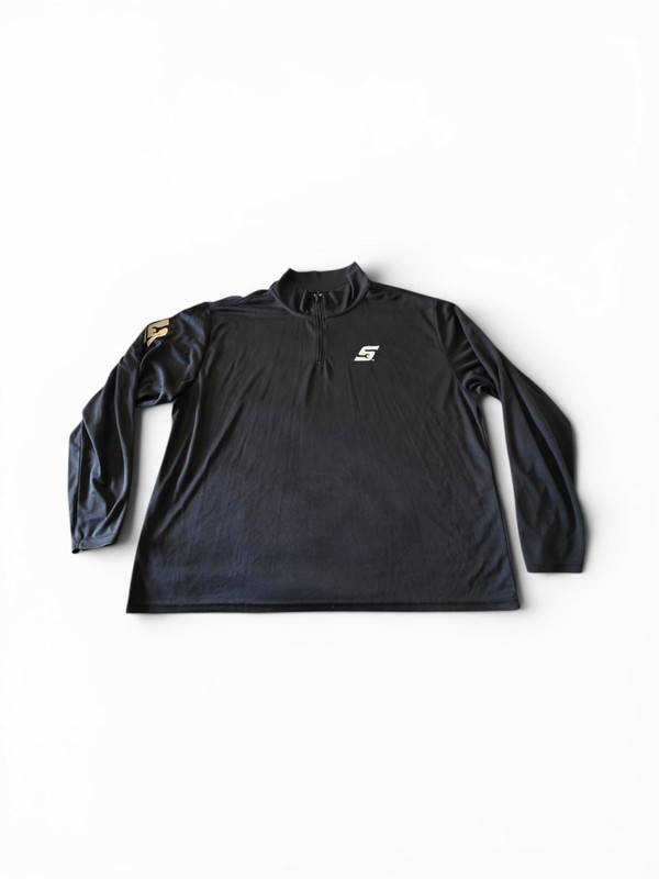 Snap-on Tools Quarter Zip Pullover XXL Black Performance Long Sleeve Shirt Logo gallery