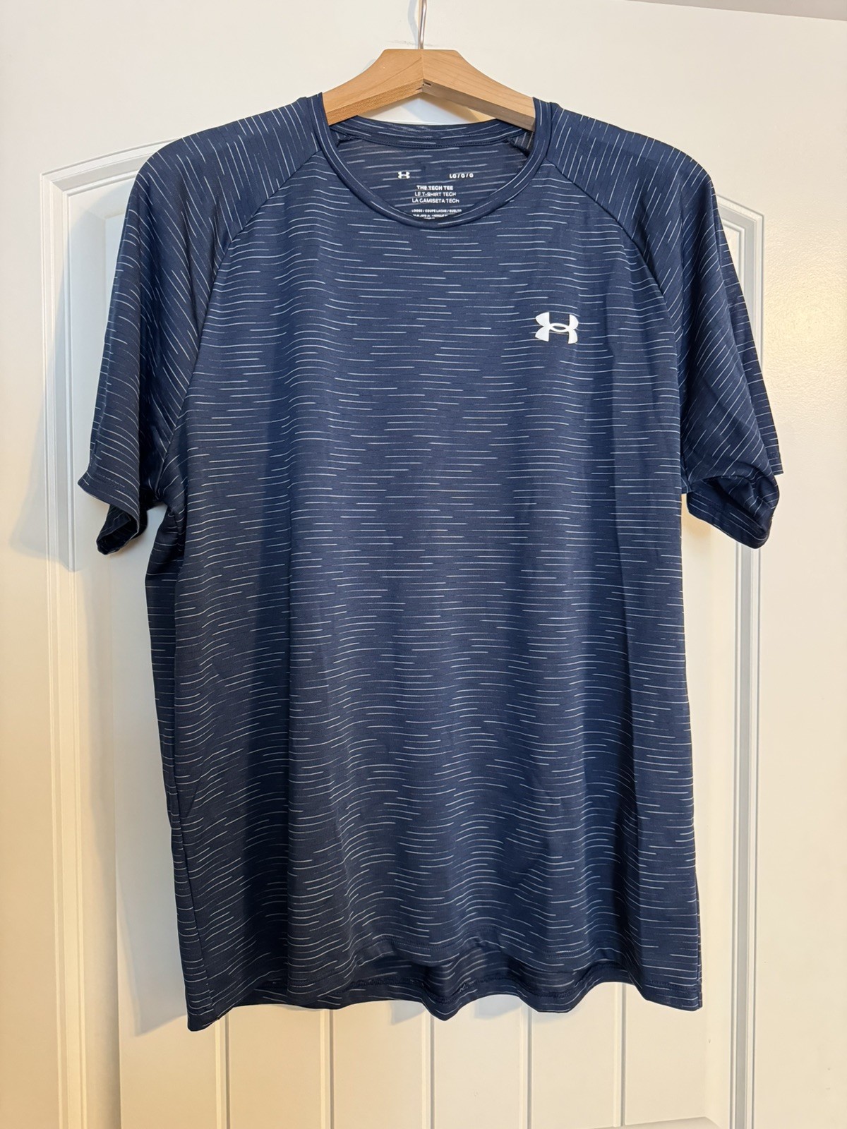 Under Armour Shirt Mens Large Tech Tee Athletic Loose Fit 1366140 Polyester gallery