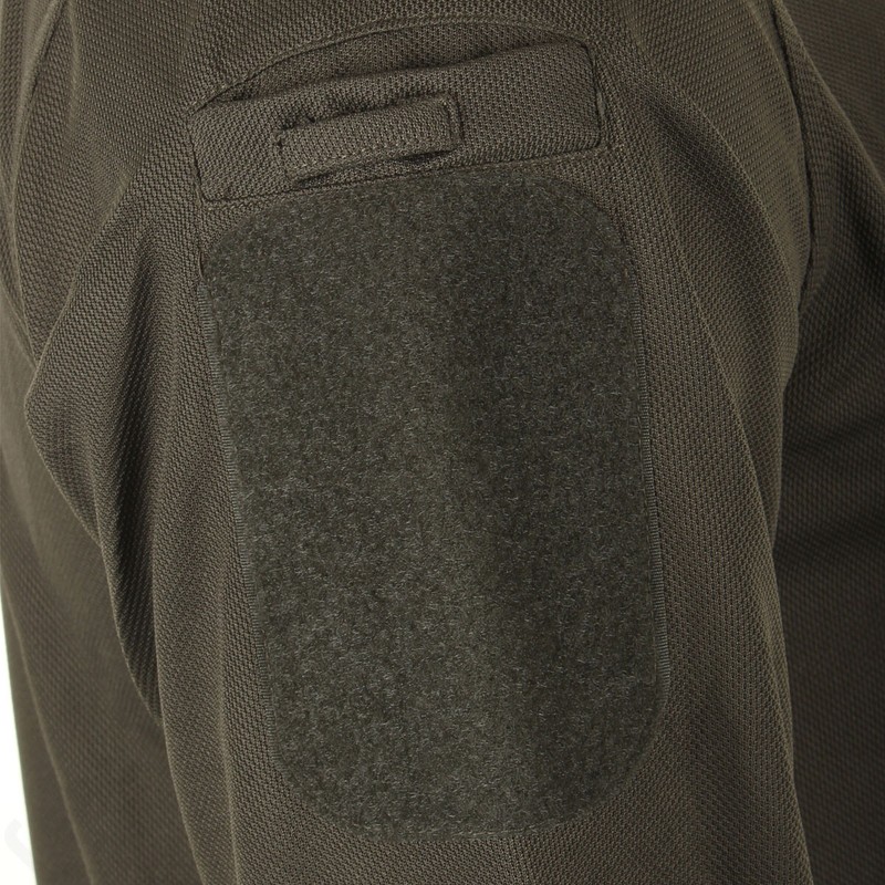 Quickdry Long-Sleeve Polo Shirt - Olive Drab New Casual Mens Outdoors Shirt gallery
